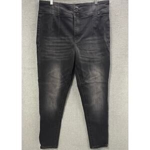 Kancan Black Super High Rise Skinny Stretch Jeans Size 33
